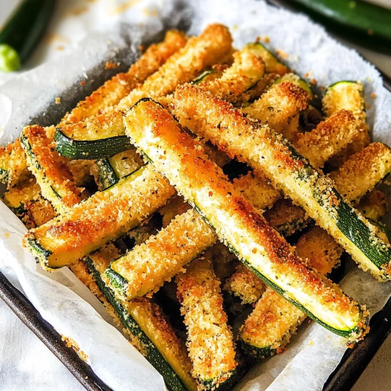 Baked Parmesan Zucchini Fries