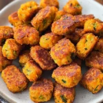 Baked Sweet Potato Zucchini Tots