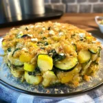 Baked Zucchini, Spinach, and Feta Casserole