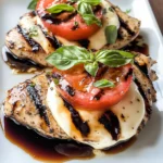 Caprese Grilled Chicken with Balsamic Reduction Recipe