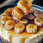 Caramelized Banana Cheesecake With Vanilla Extract