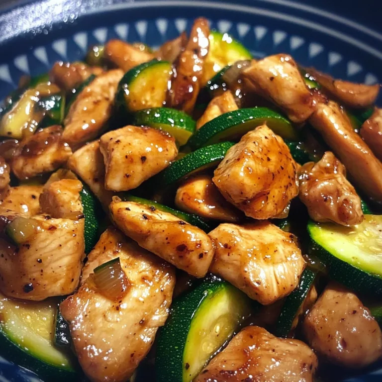 Chicken Zucchini Stir Fry