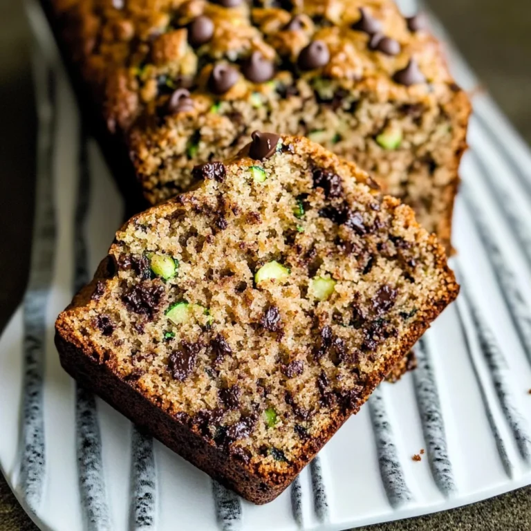 Chocolate Chip Zucchini Bread