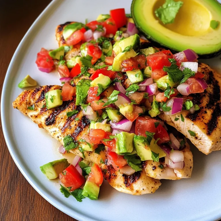 Cilantro-Lime Chicken with Avocado Salsa