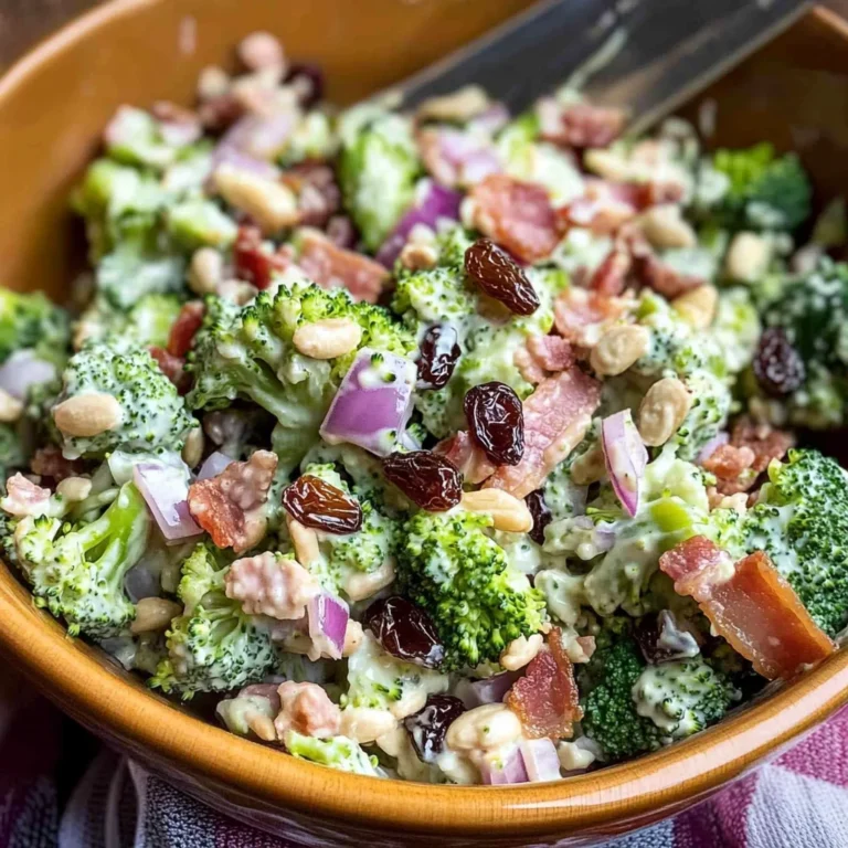 Classic Turkey Bacon Broccoli Salad Recipe