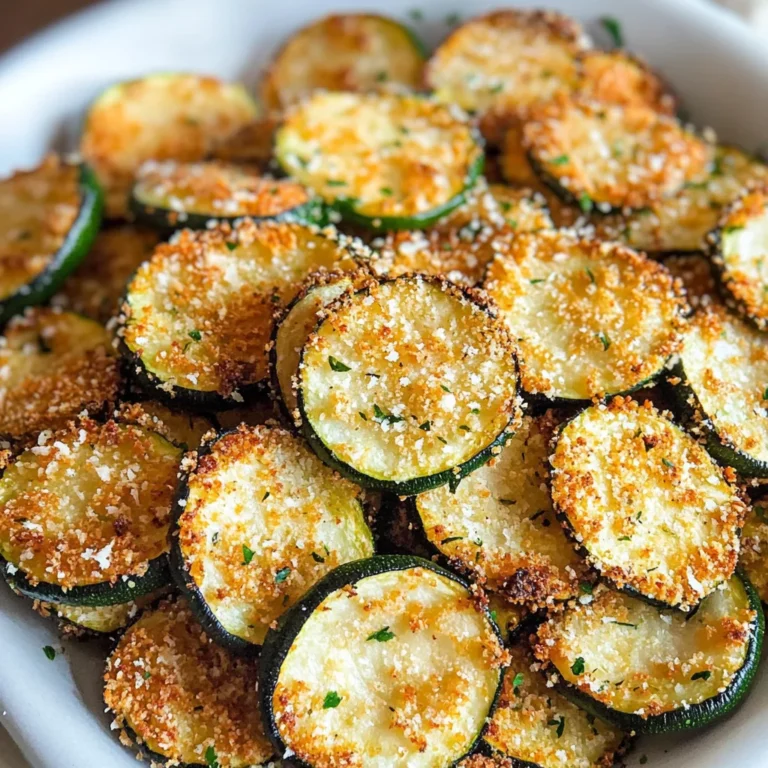 Crispy Baked Zucchini Chips