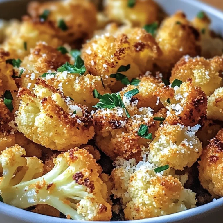Crispy Parmesan Roasted Cauliflower Recipe