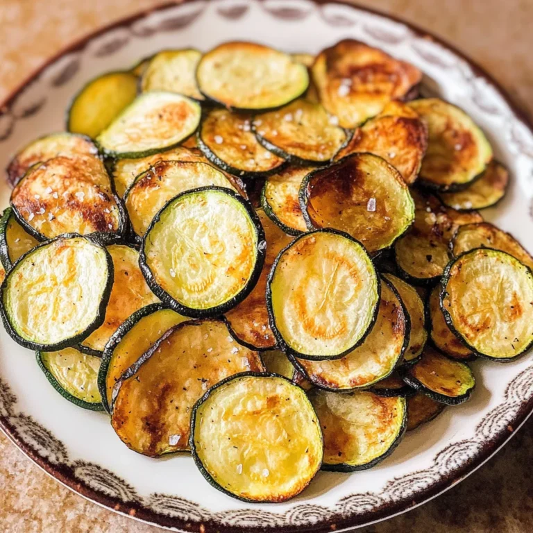 Easy Oven-Baked Zucchini Chips