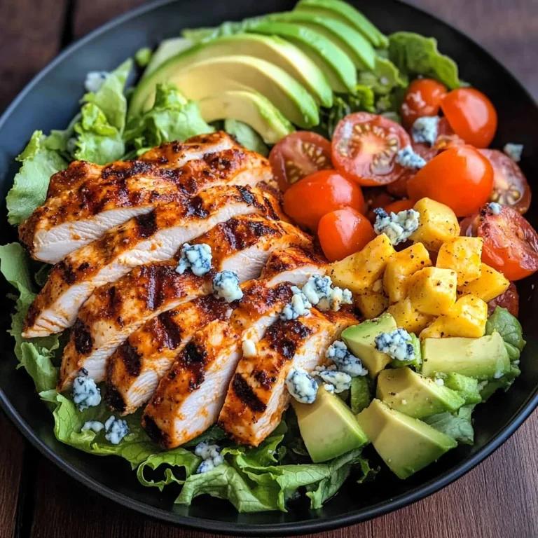 Grilled Buffalo Chicken Salad
