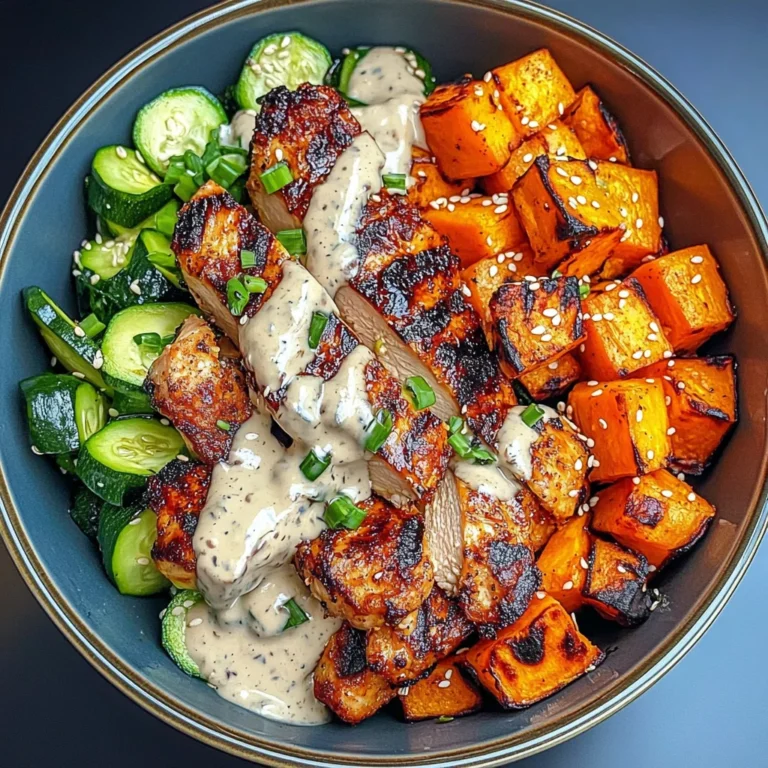 Grilled Chicken Bowl With Sweet Potatoes