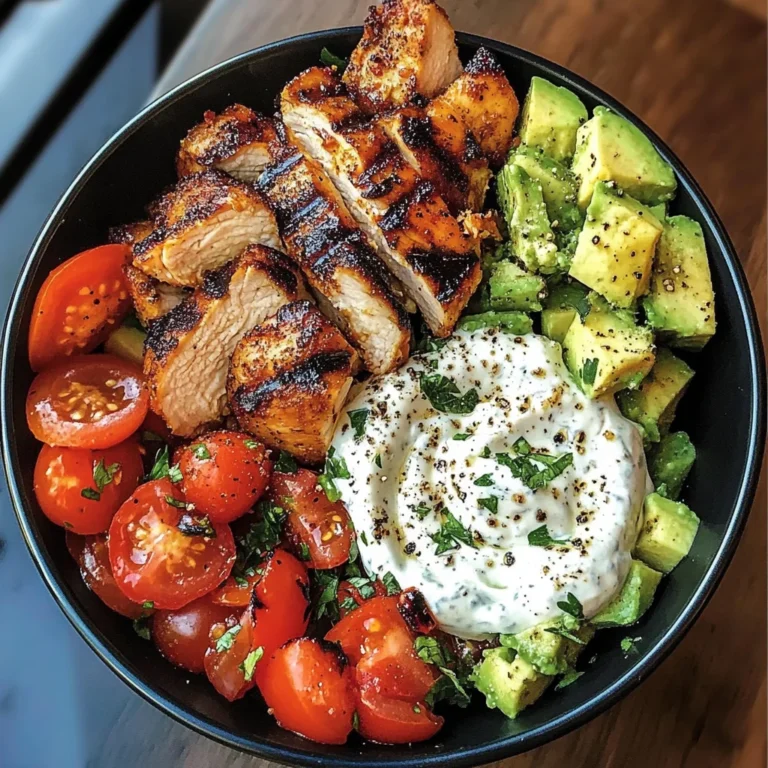 Grilled Chicken & Avocado Bowl