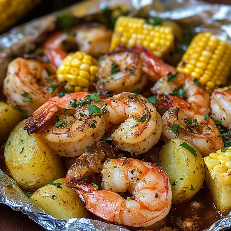 Grilled Shrimp Boil Packets