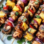Hawaiian Chicken Skewers