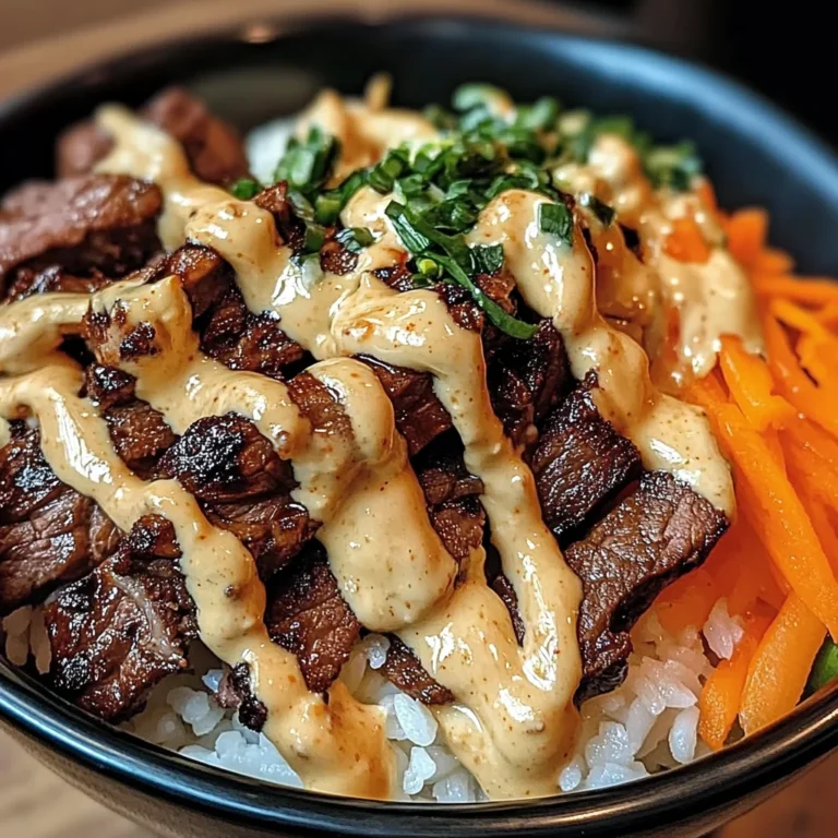 Korean Beef Bibimbap With Gochujang Aioli