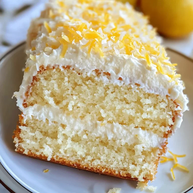 Lemon Coconut Cake