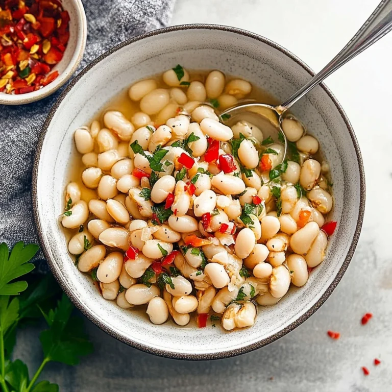 Marinated White Beans