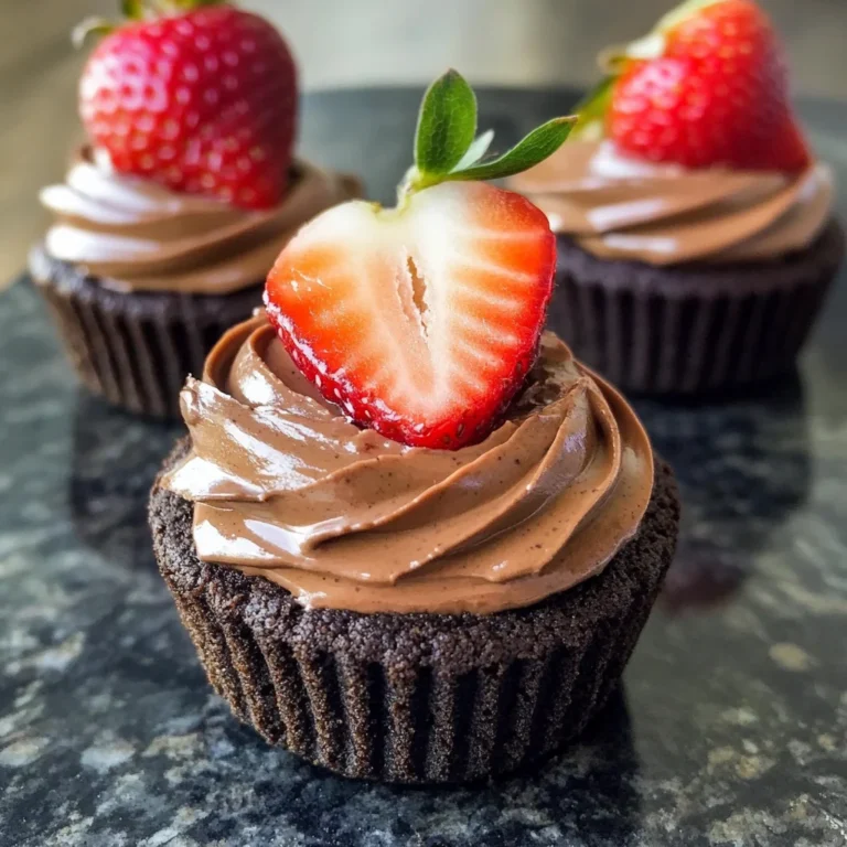 No Bake Mini Chocolate Cheesecakes