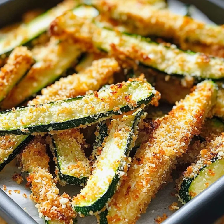 Parmesan Zucchini Fries