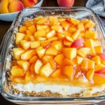 Peach Pretzel Salad