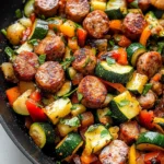 Skillet Sausage and Zucchini