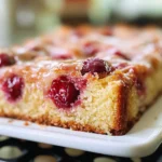 Sour Cherry Cobbler Coffee Cake