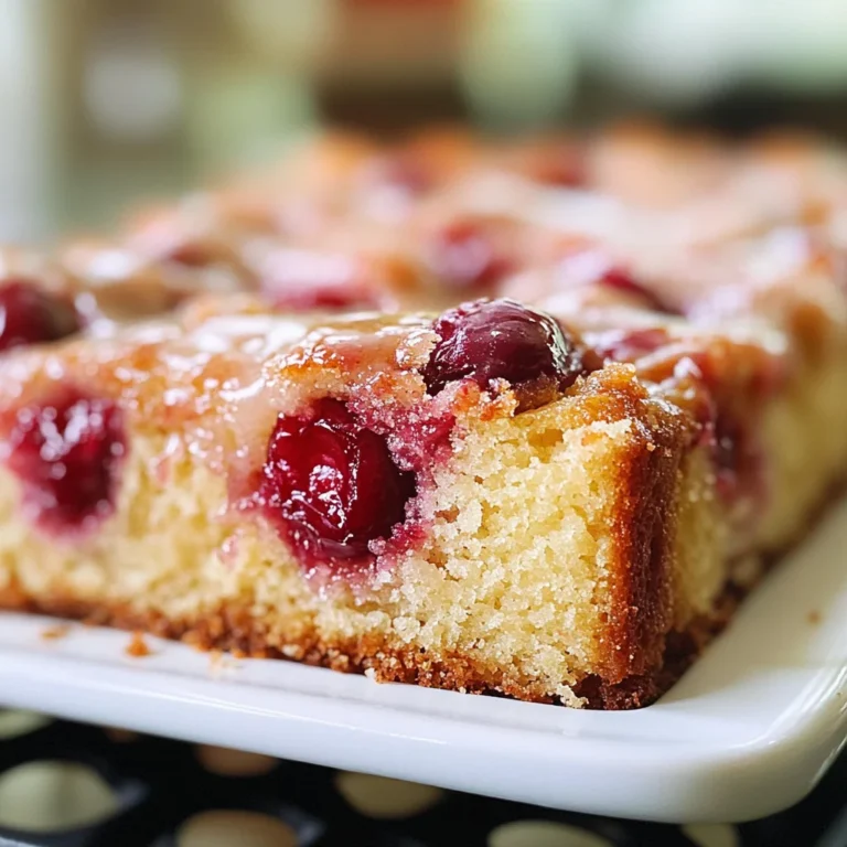 Sour Cherry Cobbler Coffee Cake