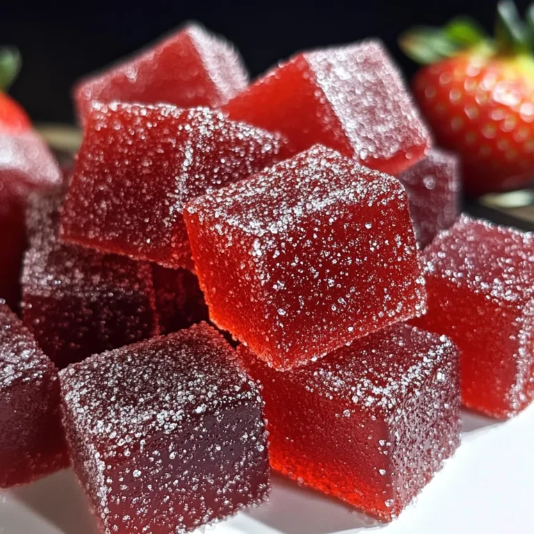Strawberry and chilli jellies