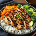 Teriyaki Grilled Chicken and Veggie Rice Bowls