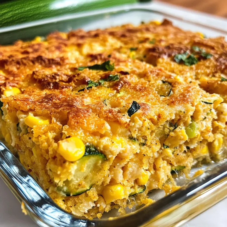 Zucchini Cornbread Casserole