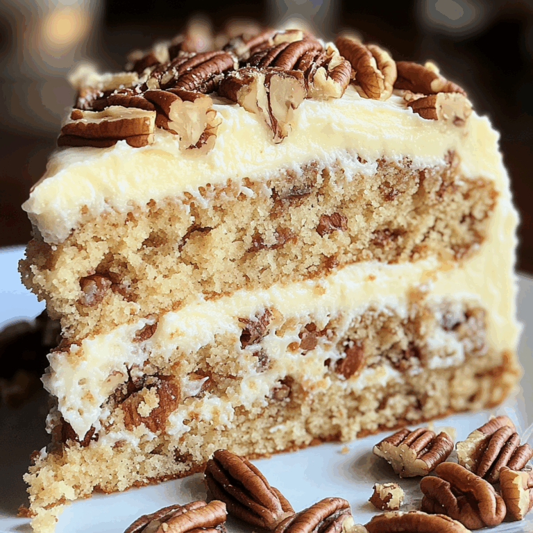 Butter Pecan Bliss Cake: A Toasty, Creamy Dream That’s Pure Comfort in Every Slice