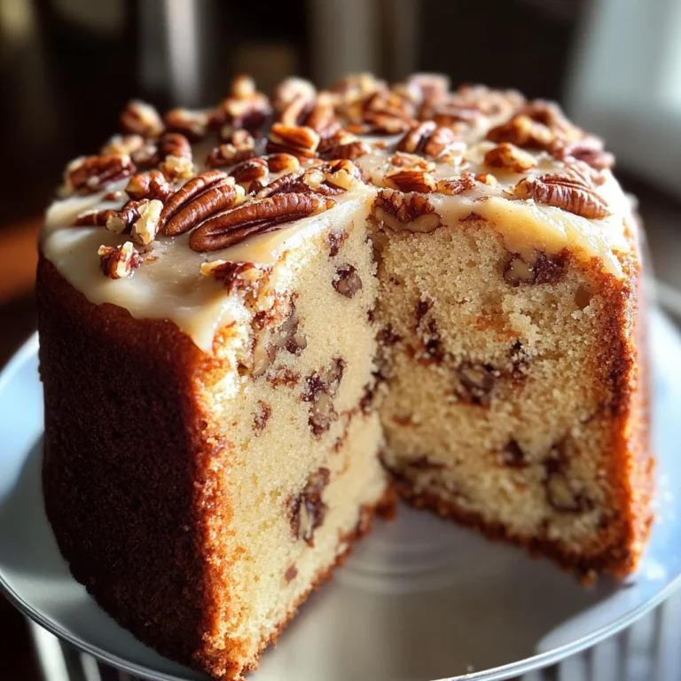Butter Pecan Pound Cake