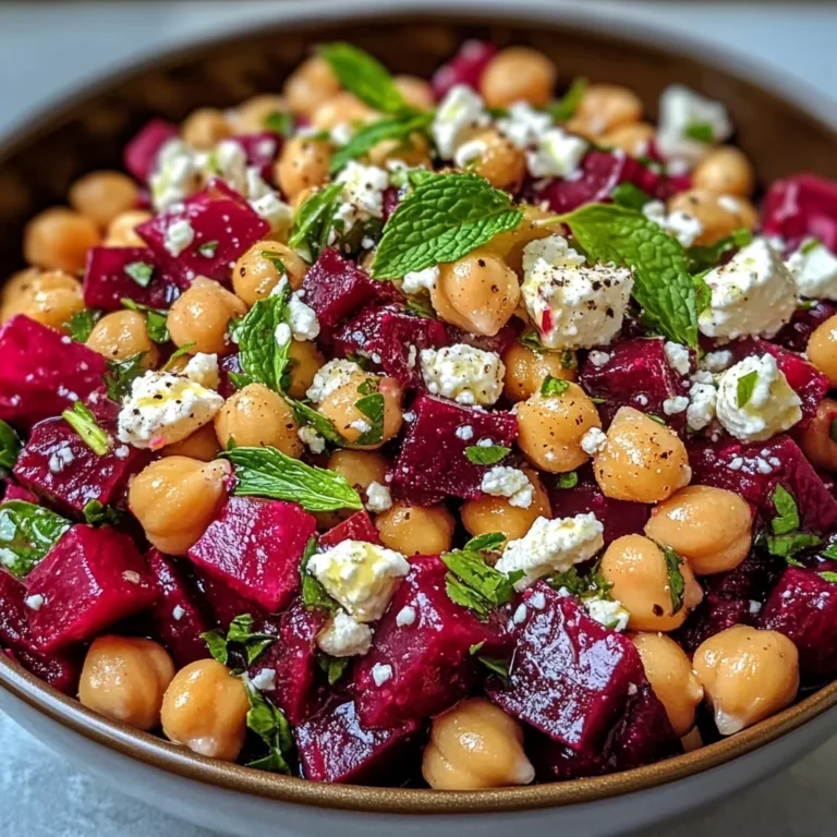 Chickpea, Beet and Feta Salad