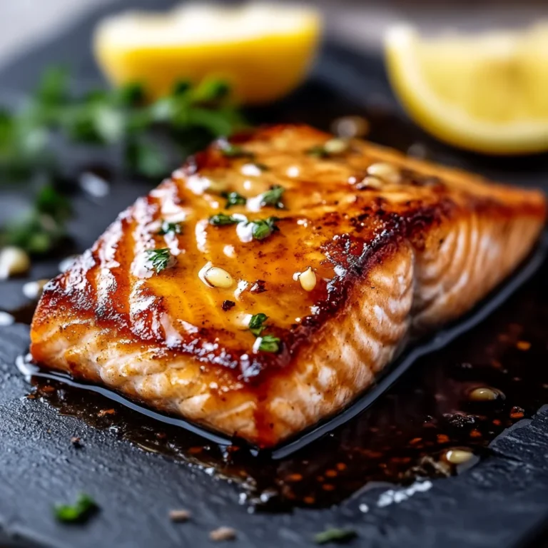 Crispy Honey Garlic Glazed Salmon Recipe