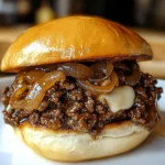 Irresistible French Onion Beef Sloppy Joes