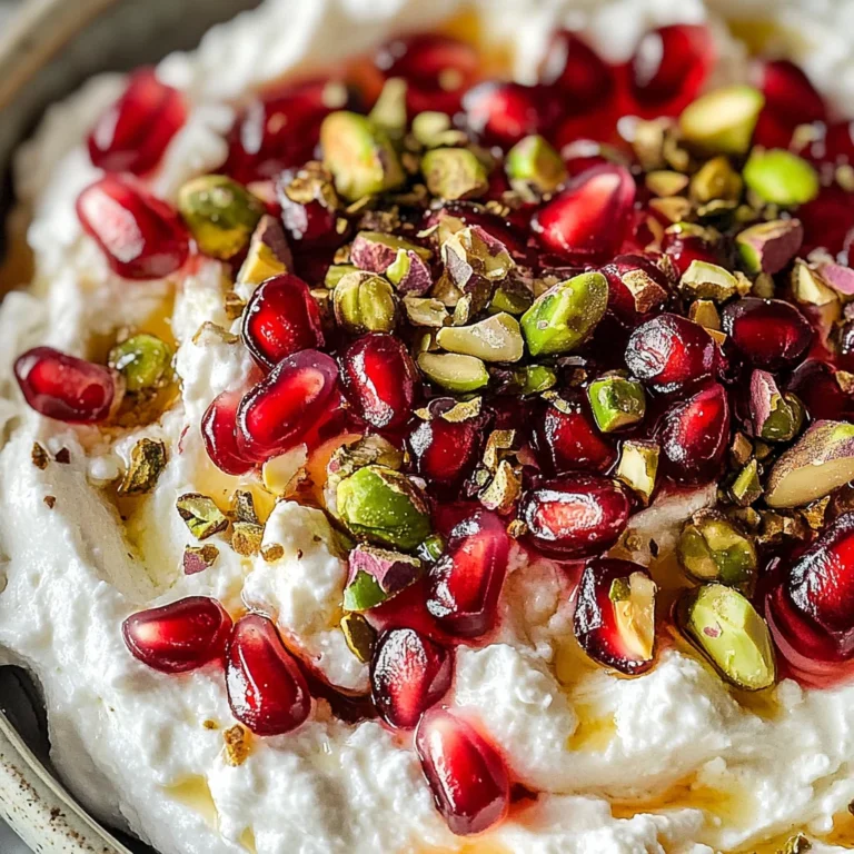 Pomegranate Pistachio Whipped Feta