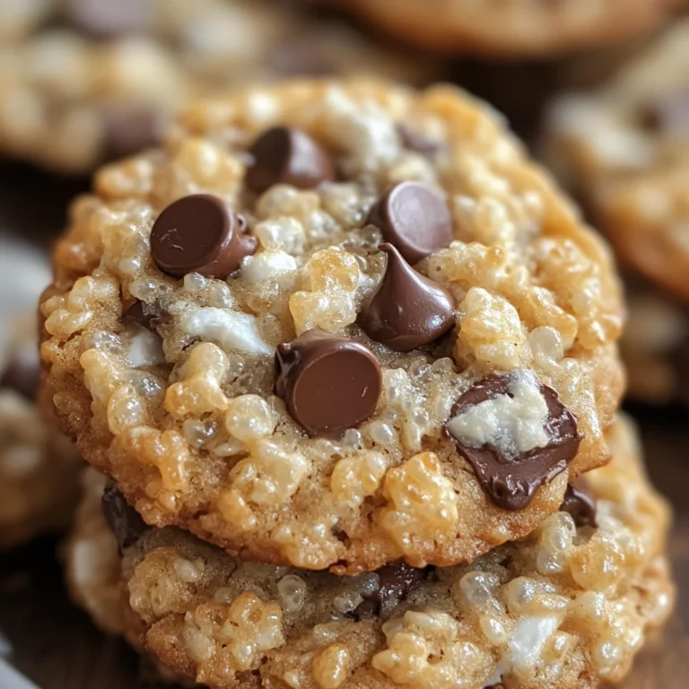 Rice Krispie Chocolate Chip Cookies