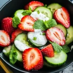 This Cucumber Strawberry Salad
