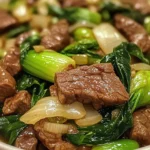 Beef and Bok Choy Stir Fry