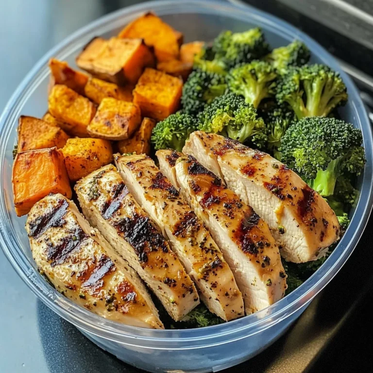 Chicken, Sweet Potato & Broccoli Meal Prep Bowls