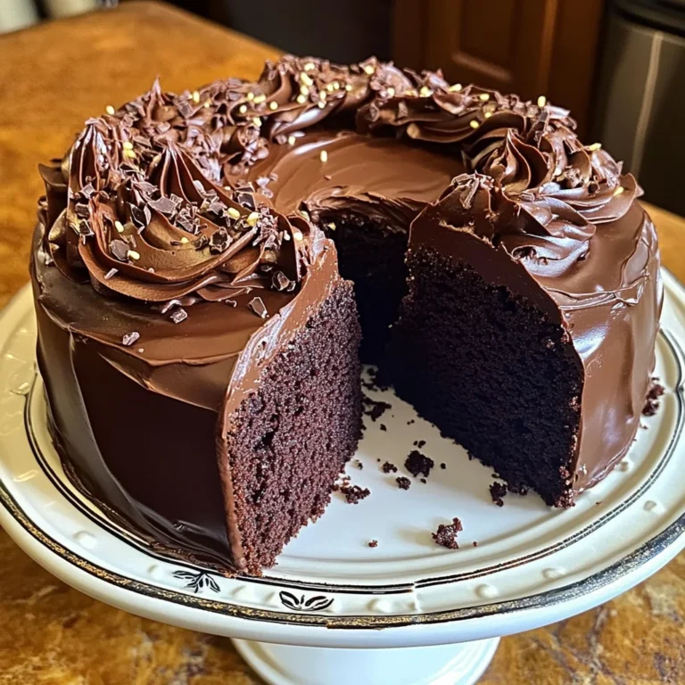 Chocolate Pound Cake with Chocolate Frosting