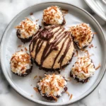 Coconut Dome with Chocolate Spread