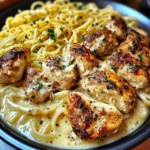 Creamy Garlic Chicken Linguine