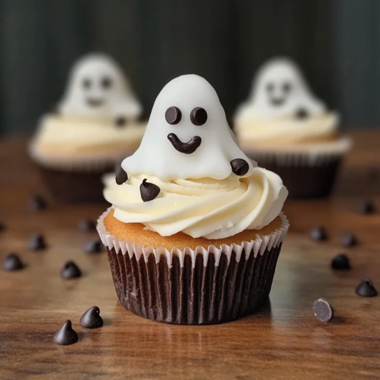 Halloween Cupcakes: Ghost Cupcakes