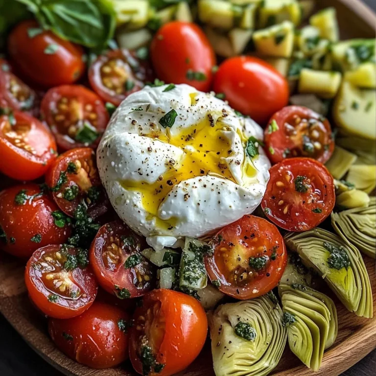 Mediterranean Burrata Board
