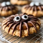 Peanut Butter Spider Cookies