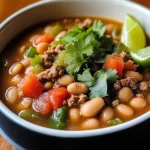 Pinto Beans Green Chile And Beef Soup
