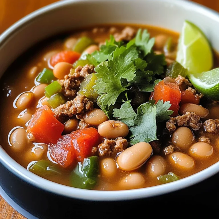 Pinto Beans Green Chile And Beef Soup