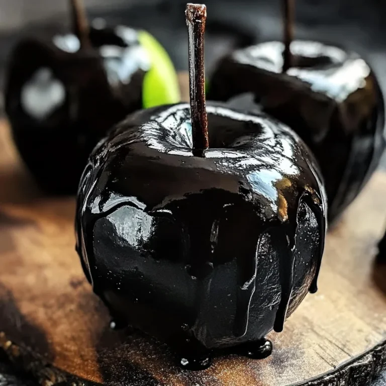 Poison Toffee Apples for Halloween