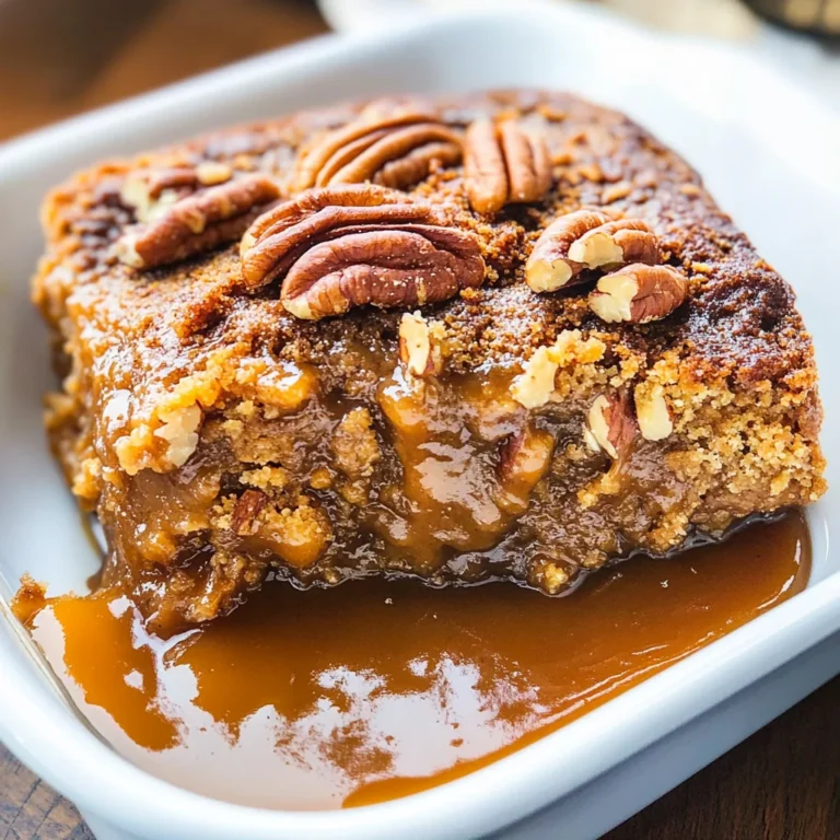 Pumpkin Pecan Cobbler