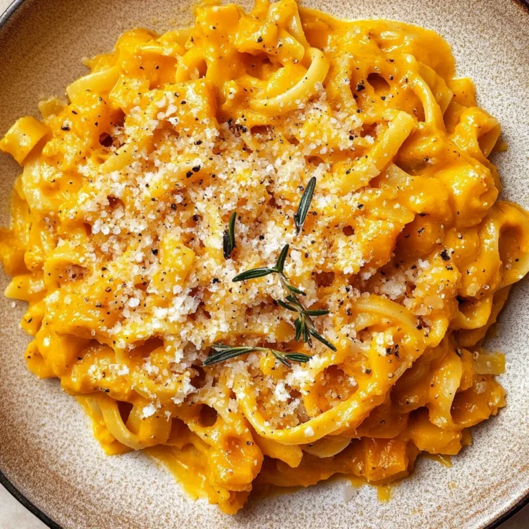 Roasted Pumpkin and Garlic Pasta